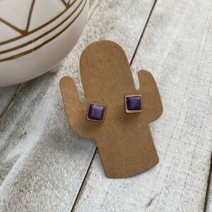 Square earrings